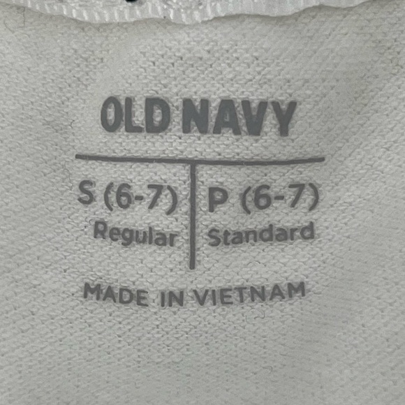 Old Navy White Short Sleeve Collared Uniform Polo Shirt Size Small (6/7) Girl’s - Picture 2 of 5